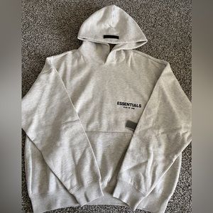Light Oatmeal Essentials Hoodie